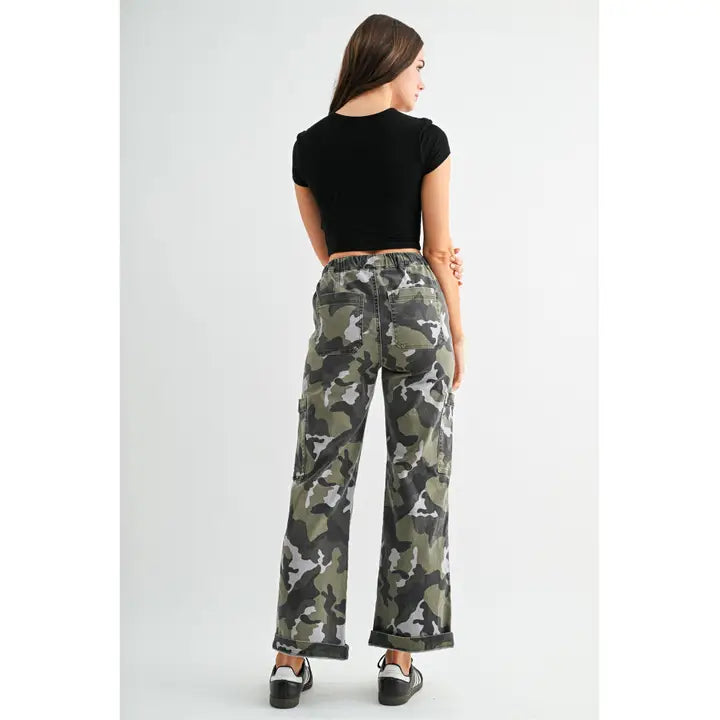 Mica High-Rise Joggers Ankle Camo