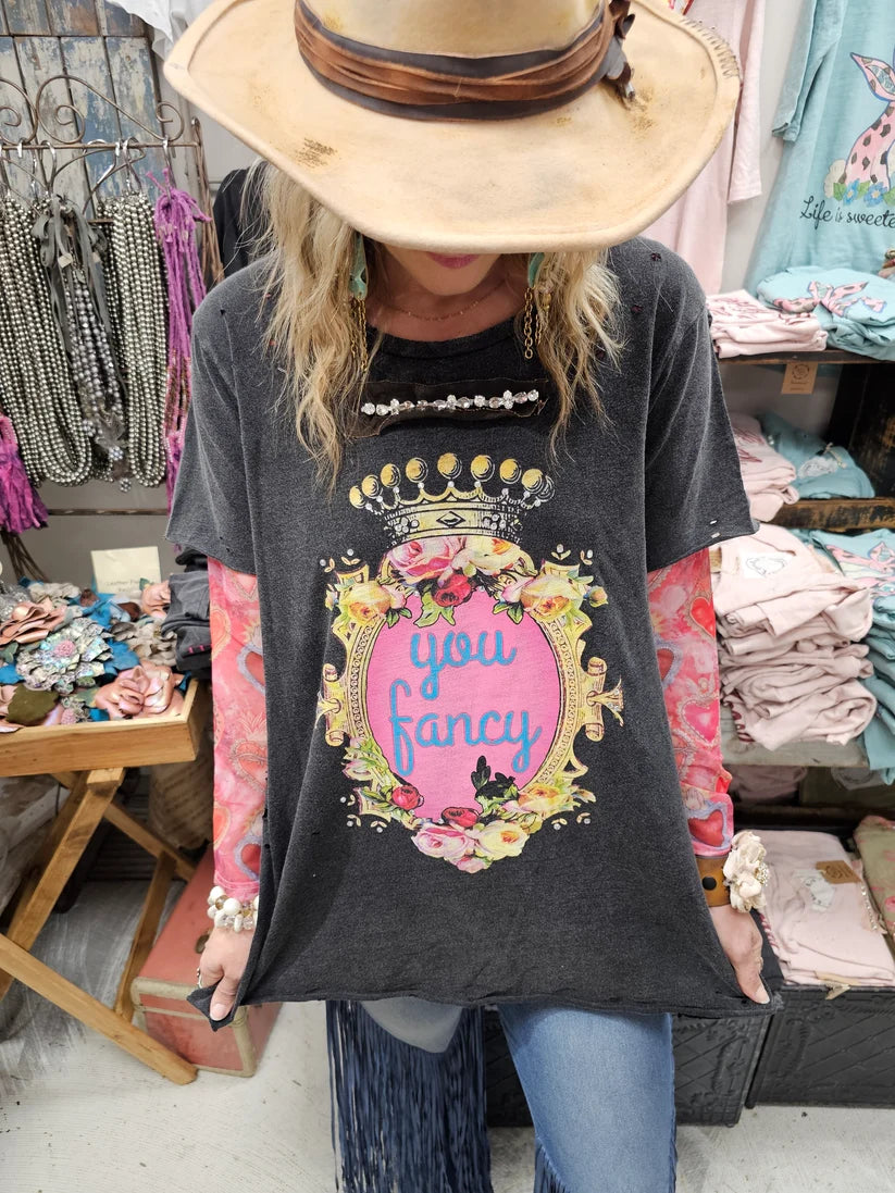 A Rare Bird You Fancy Tattered Tee