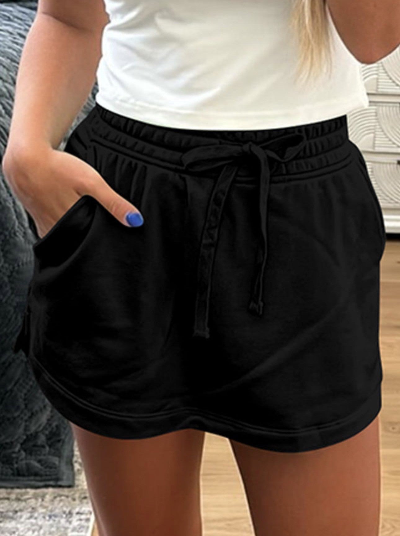 You Need This Black Skort