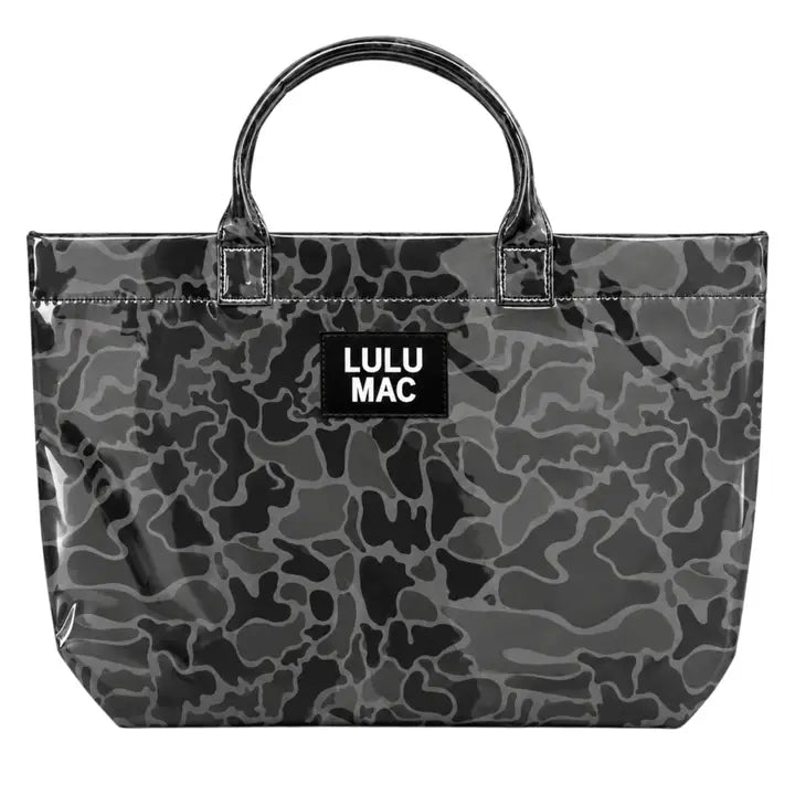 Lulu Mac Black Camo Tote Bag