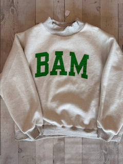 BucketLIst Mahjong Mock-neck Sweatshirt