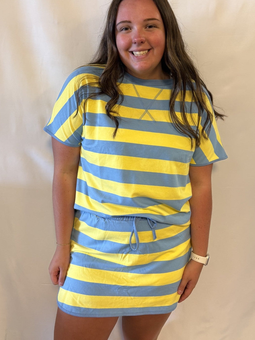Coastal Crush skirt with shorts set