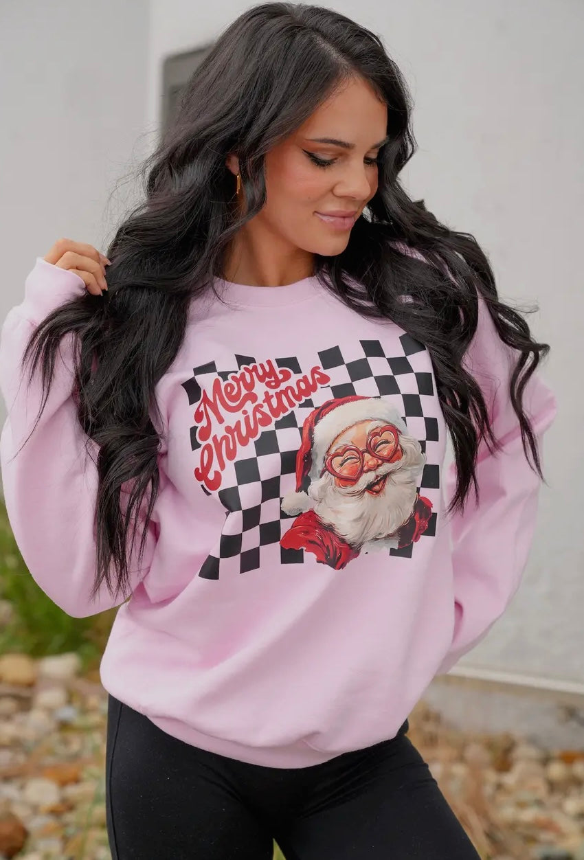 Checkered Santa