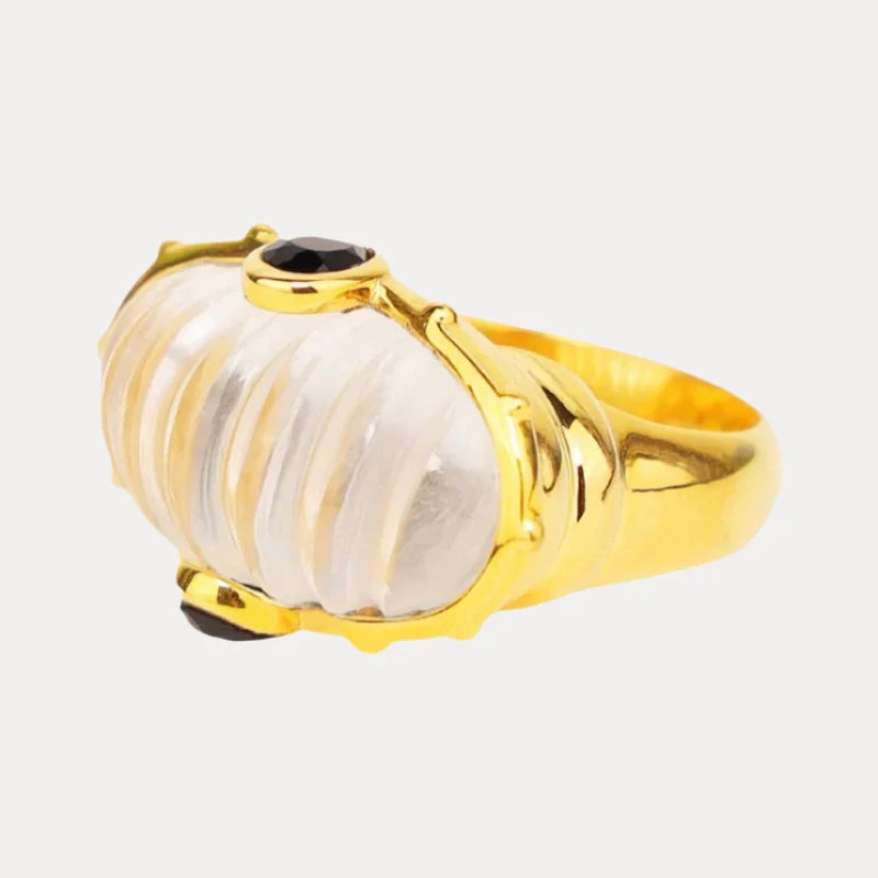 BuDhaGirl Dome Ring Clear