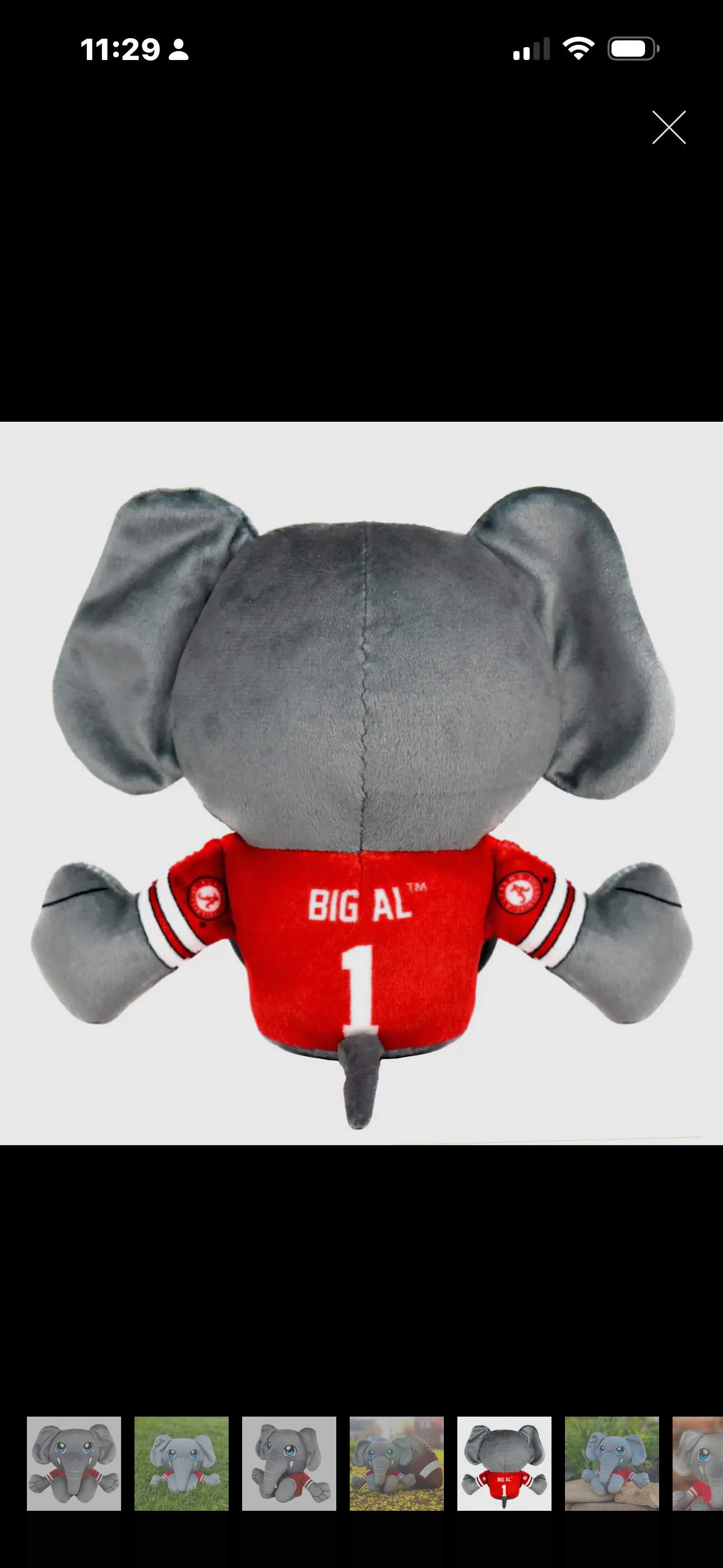 Officially licensed Alabama Big AL from Bleacher Creatures