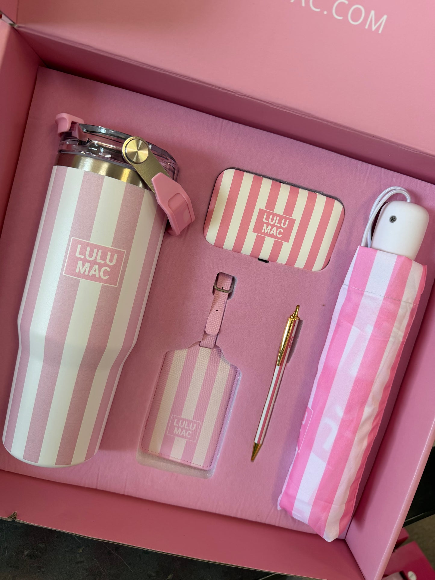 Lulu Mac pink gift set