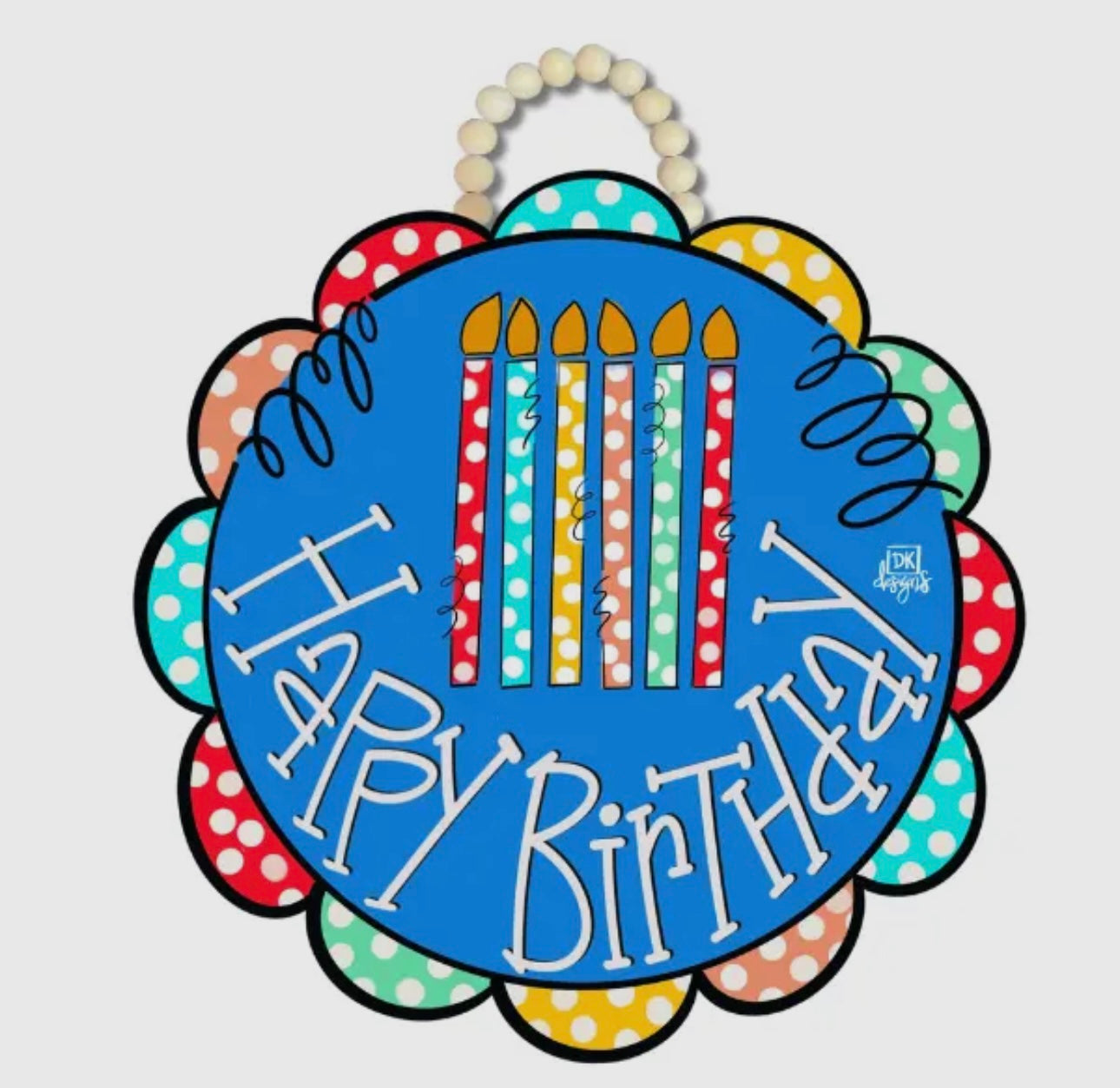 Birthday Circle Door Hanger