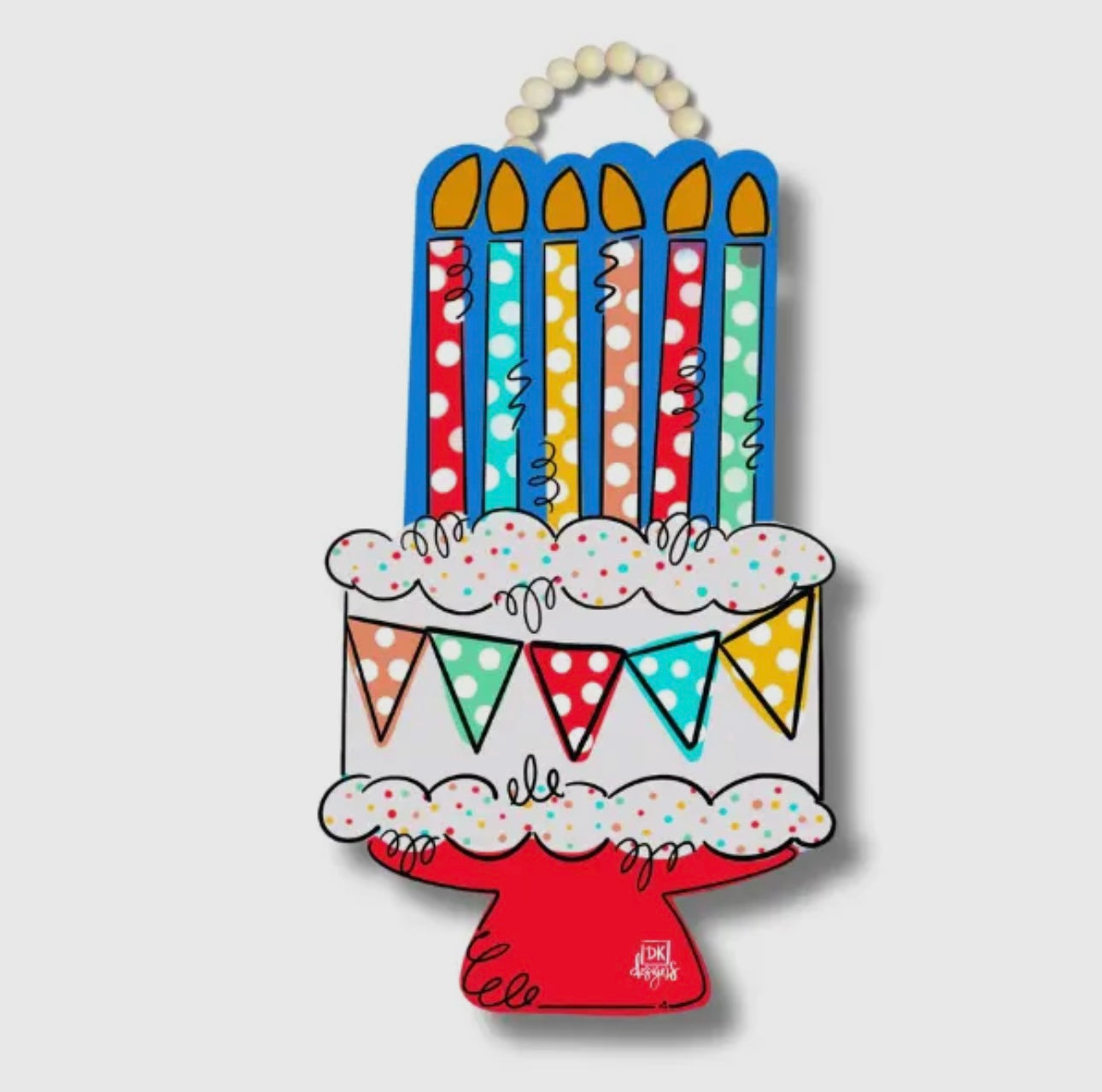 Birthday Cake Door Hanger