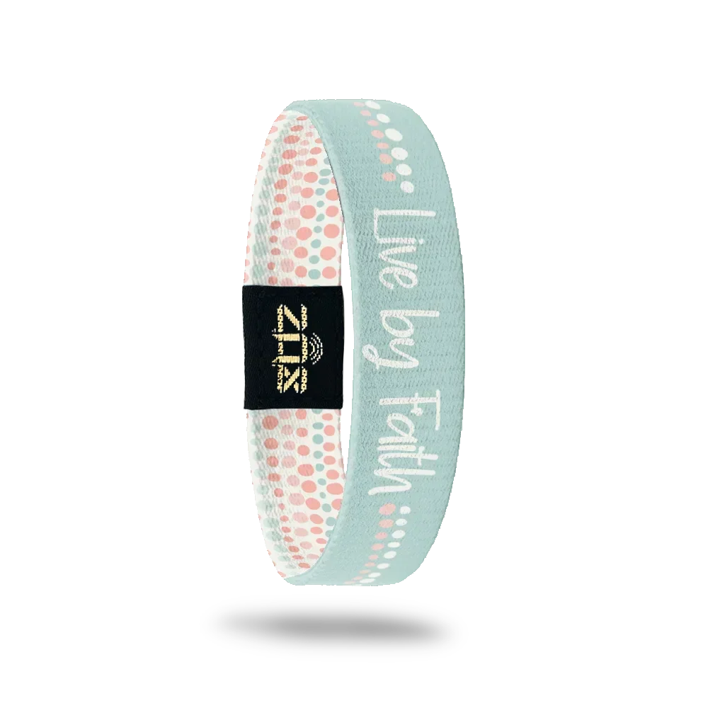 ZOX "Live by Faith" Bible Verse Bracelet