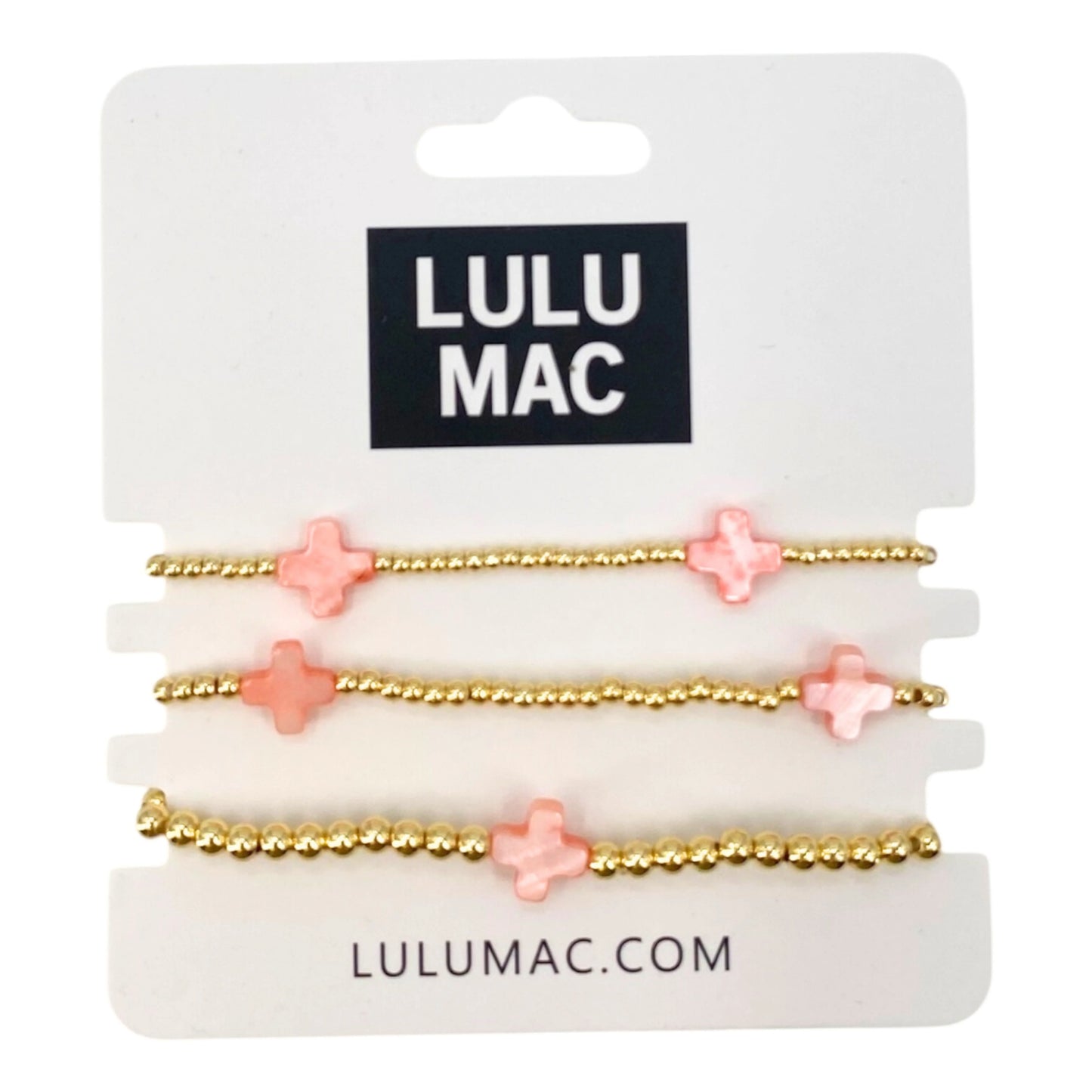 Lulu Mac bracelets in pink