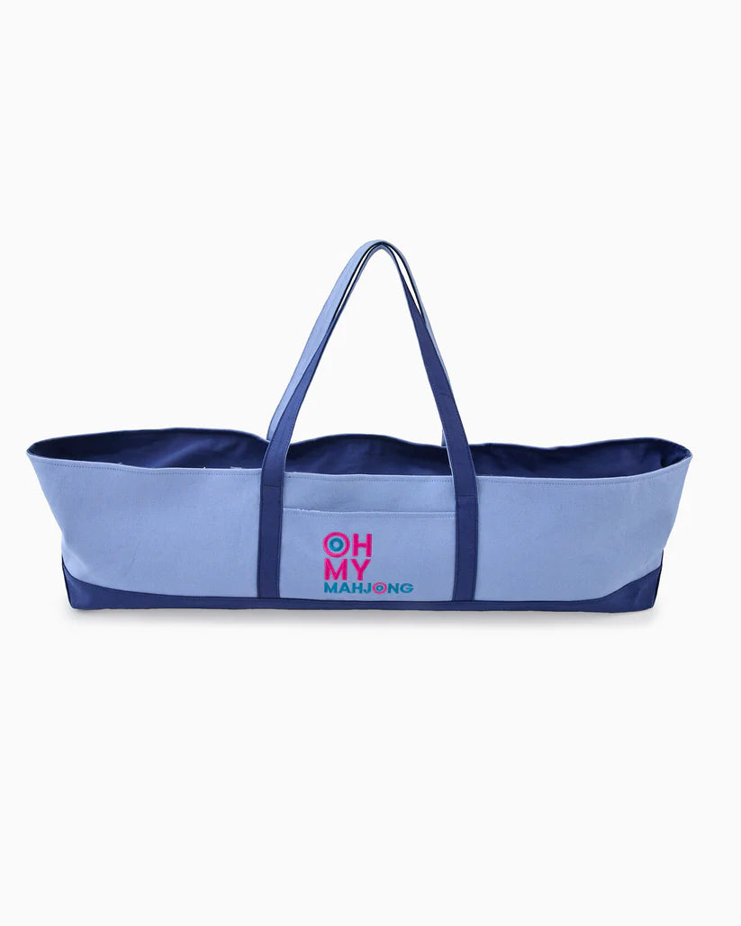 Mahjong Blue Mat Storage Bag