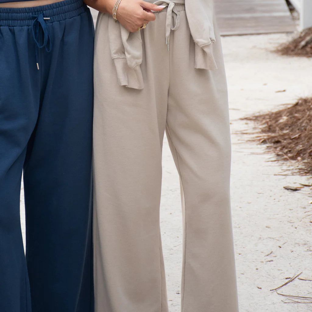 Lulu Mac Terry Cloth Pant- Sand