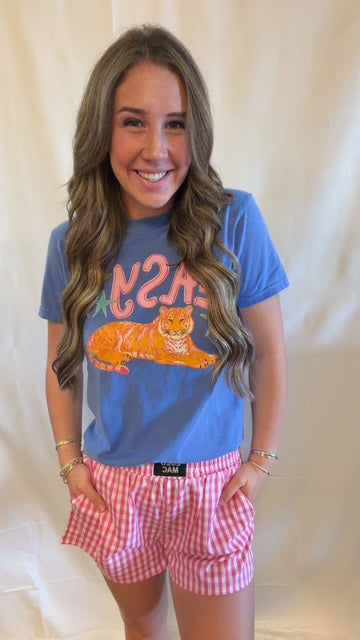 Easy Tiger Comfort Colors Blue T-Shirt