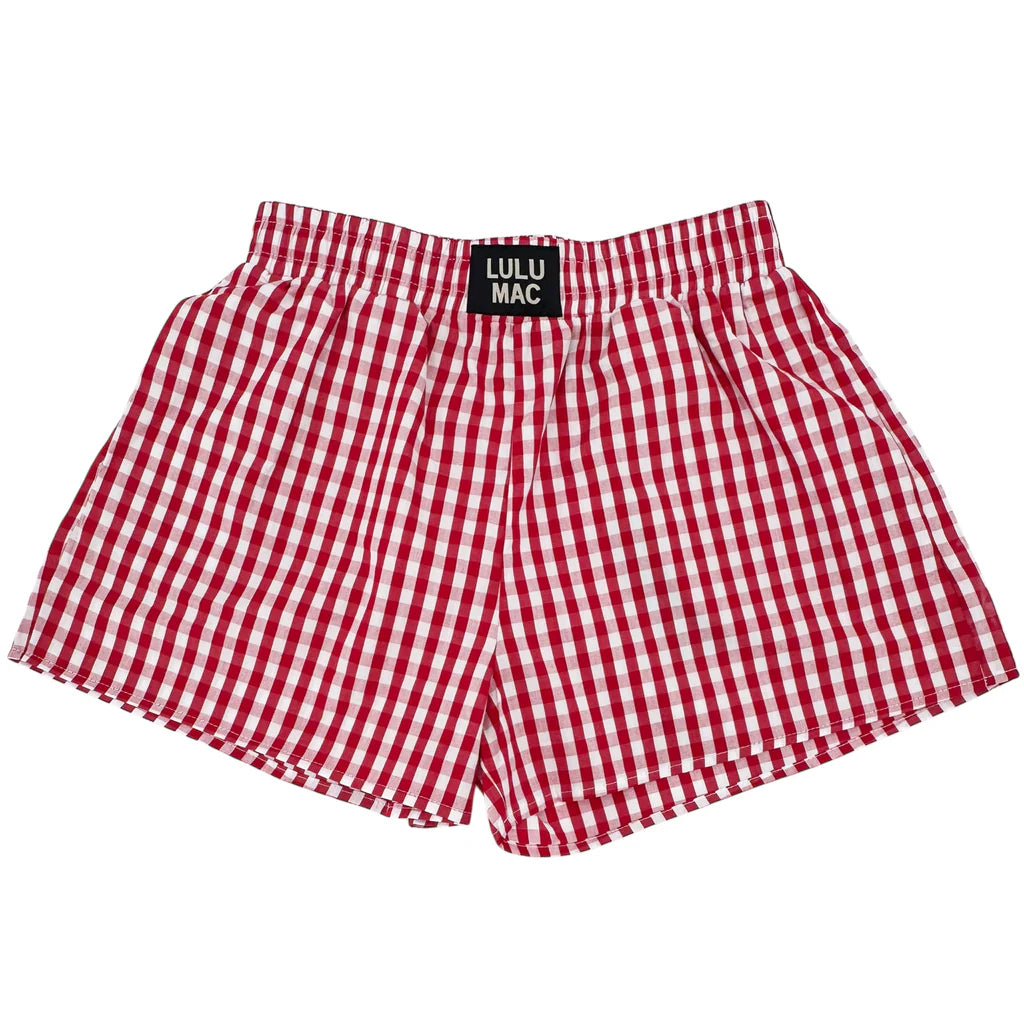Lulu Mac Red Gingham Shorts