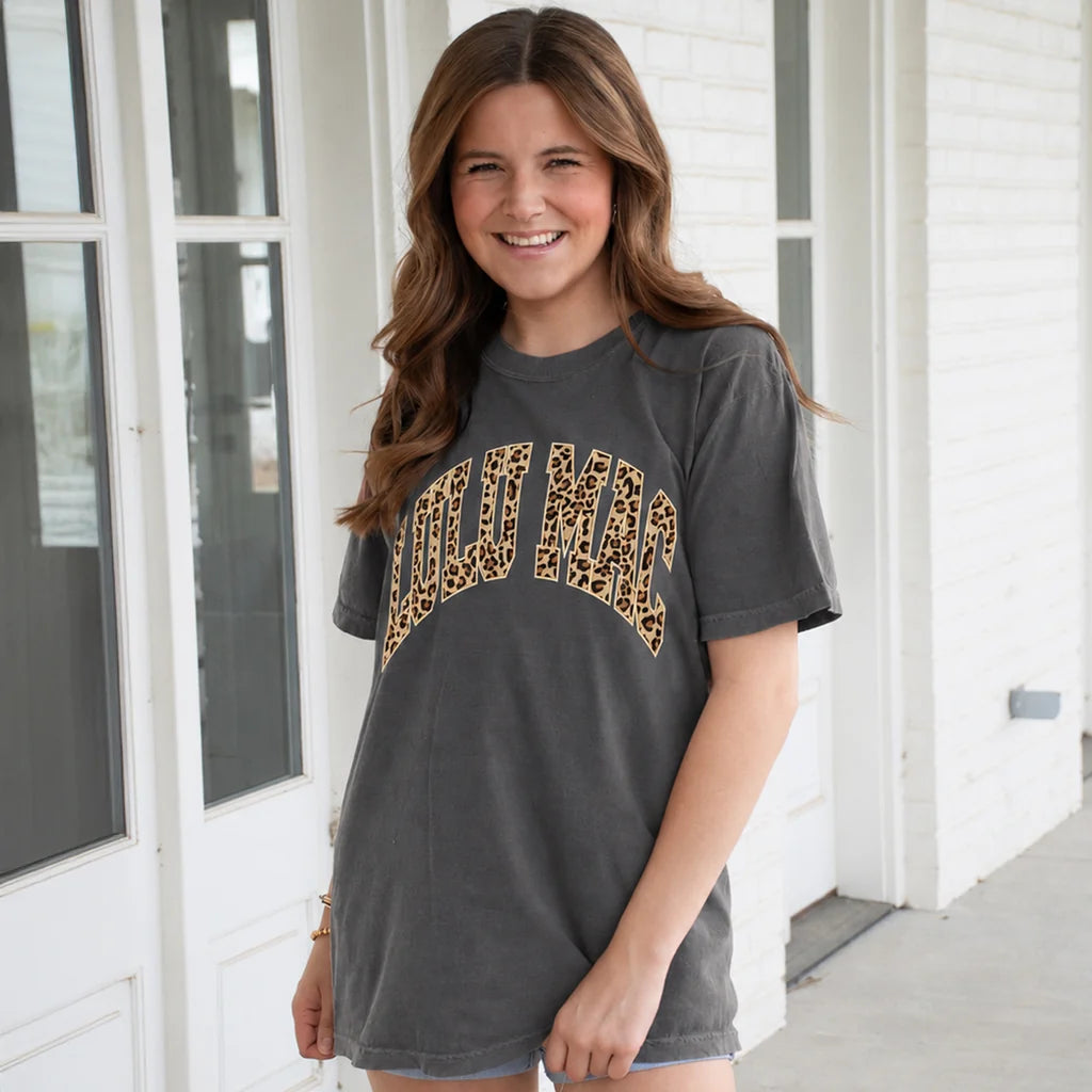 Lulu Mac Leopard T-Shirt Pepper