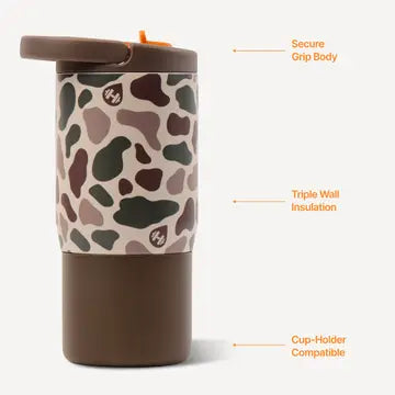 Hydrojug Duck Camo 14oz Sport Water Bottle