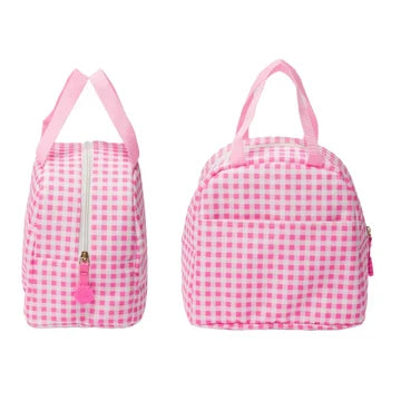Jane Marie luncbox-pink gingham