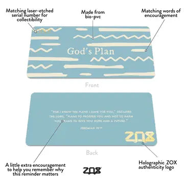 ZOX God's Plan Interactive Bible Verse Bracelet