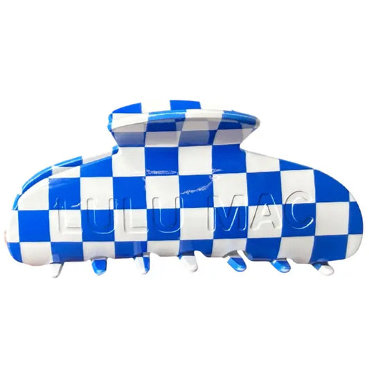 Lulu Mac Checkered Hair Clip