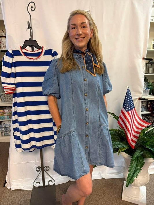 Blue Jean Baby Dress