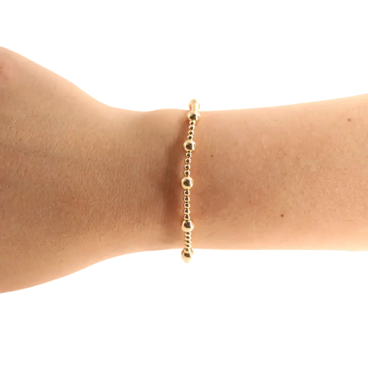 Beaded Blondes Lively Bracelet in Gold