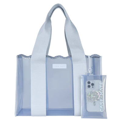 Case Mate light blue tote