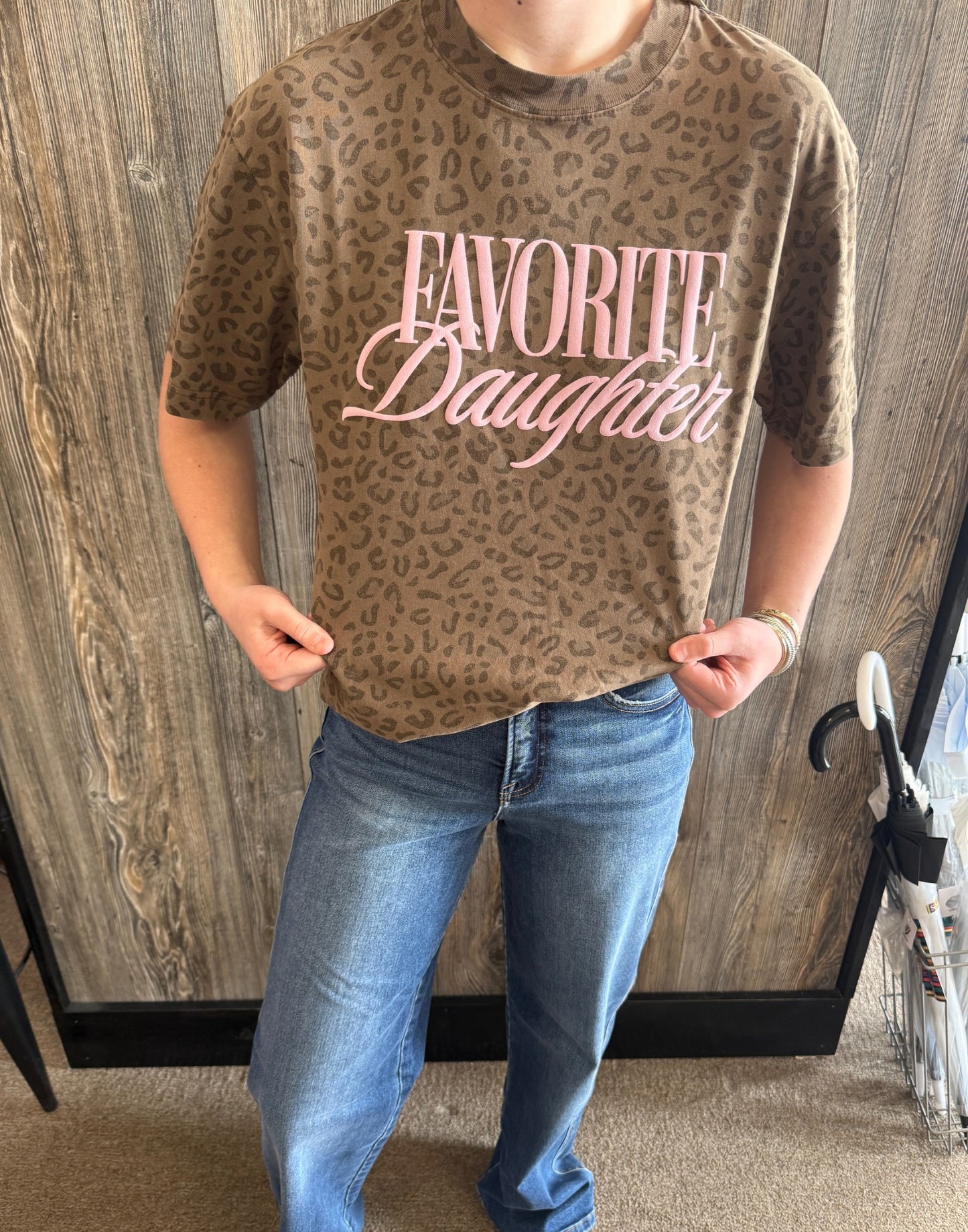 Leopard Favorite Daughter Shirt