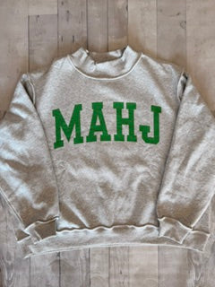 BucketLIst Mahjong Mock-neck Sweatshirt