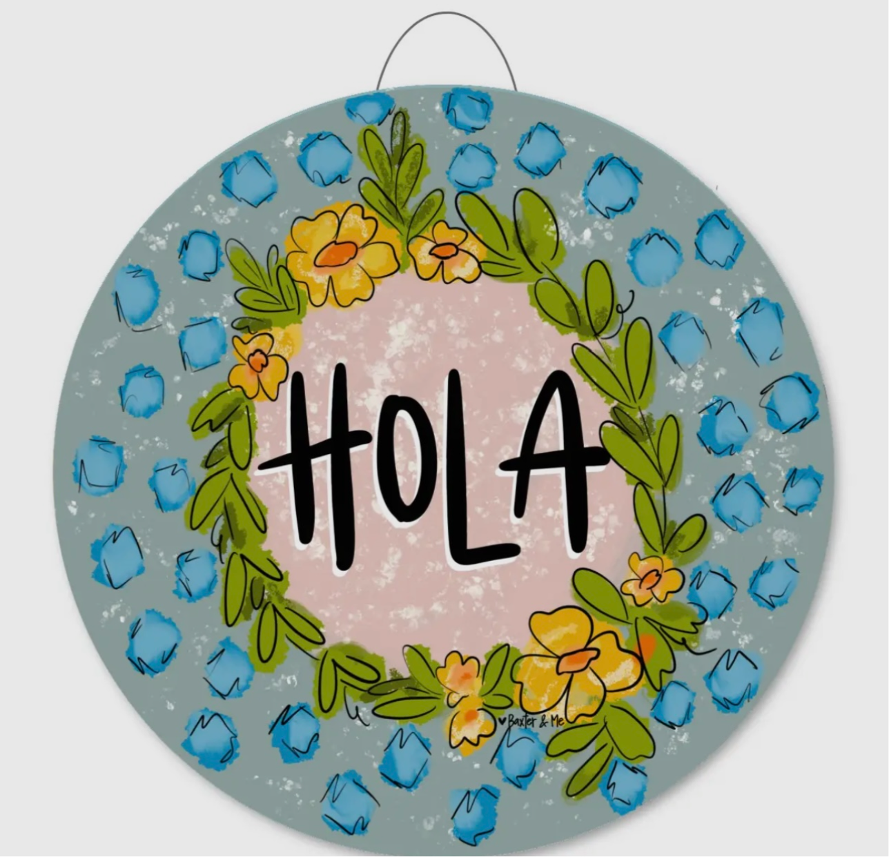 Doorhanger - Hola Floral Doorhanger