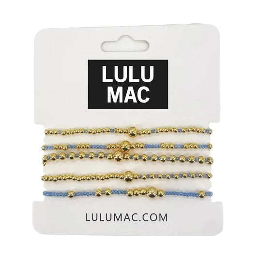Lulu Mac Light Blue Bracelet Set