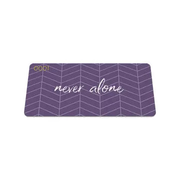 ZOX Never Alone Bible Verse Bracelet