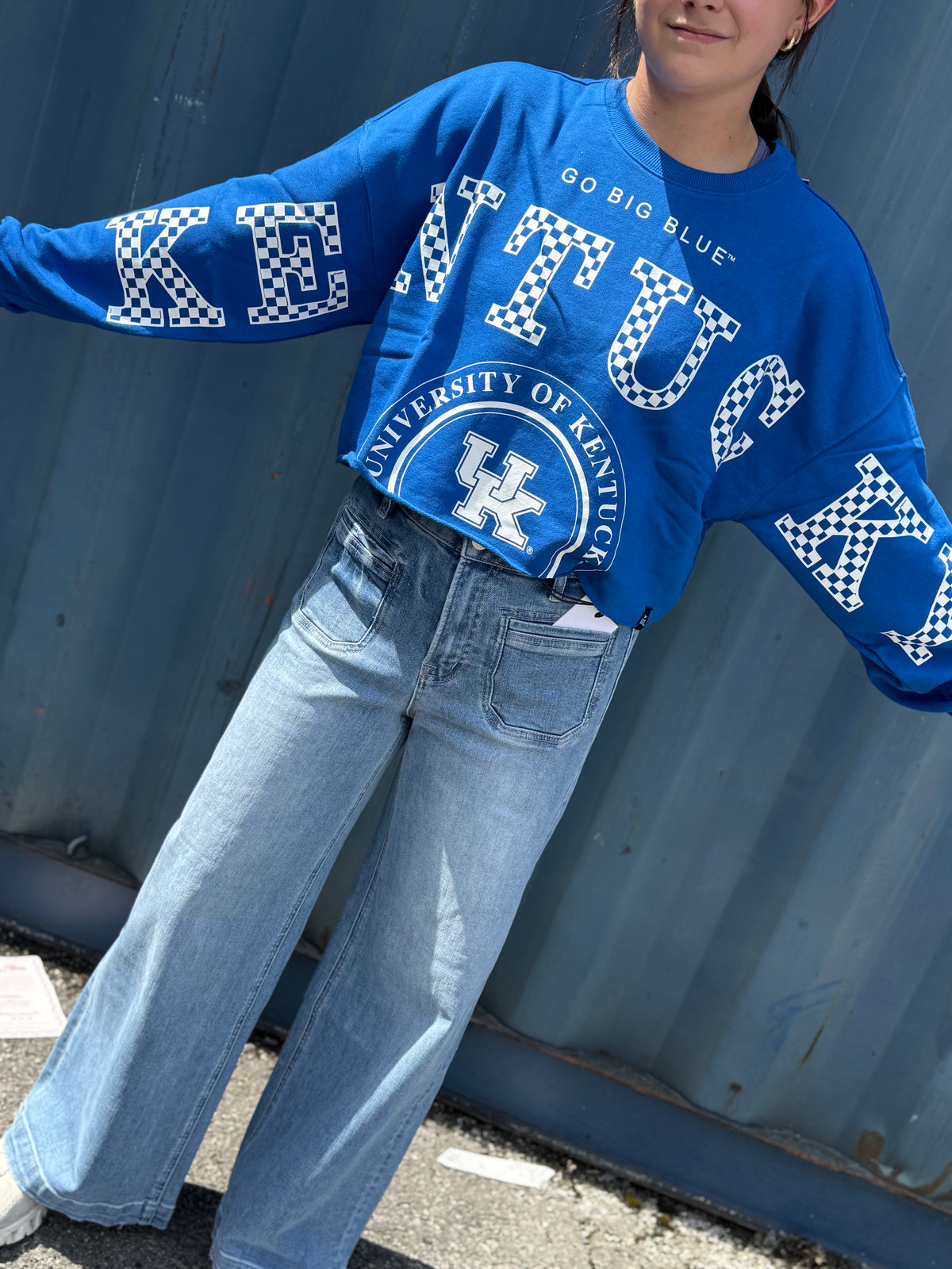 UK Phipps Split Crop sweatshirt