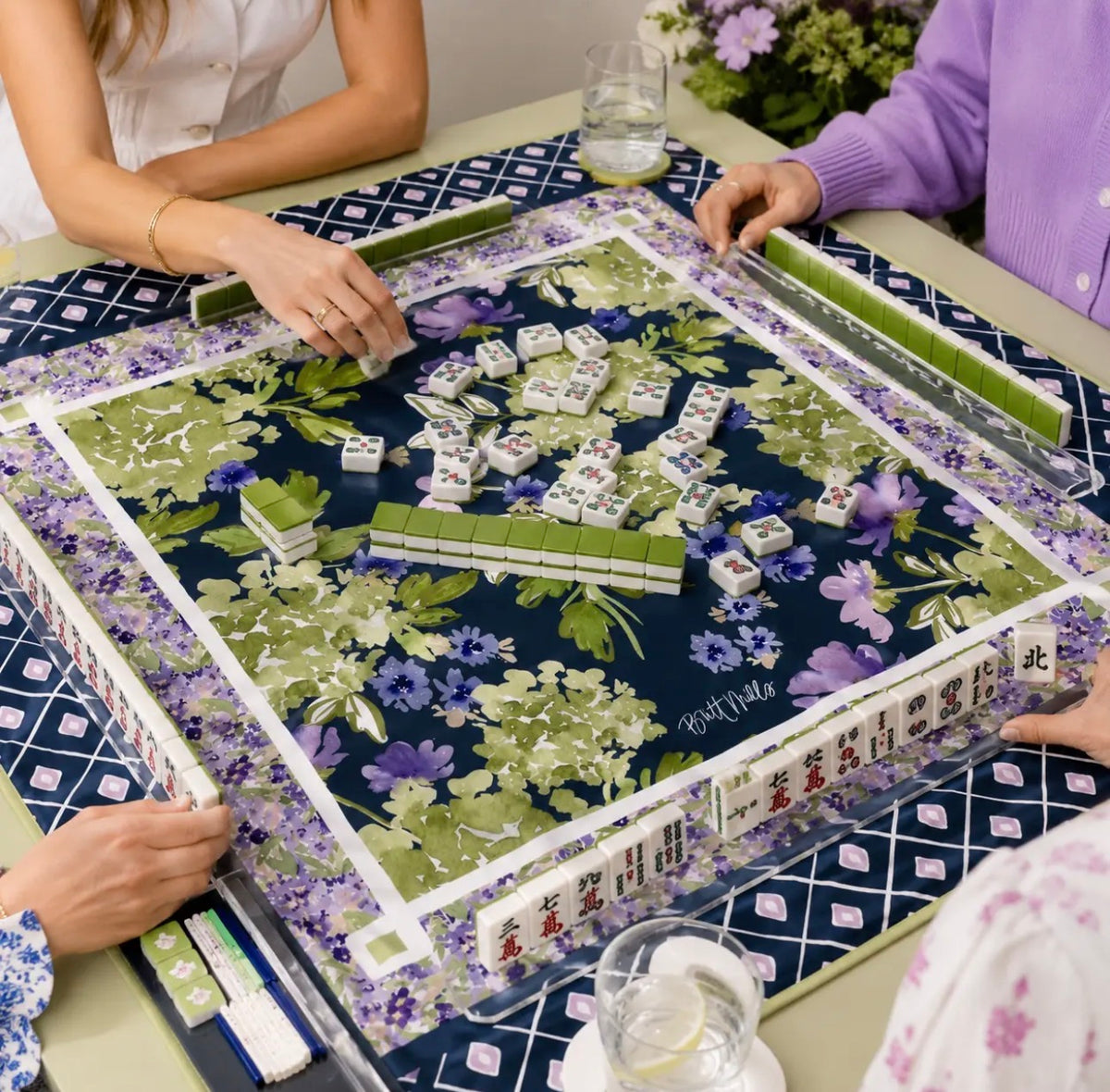 Calista mahjong mat by Britt Mills