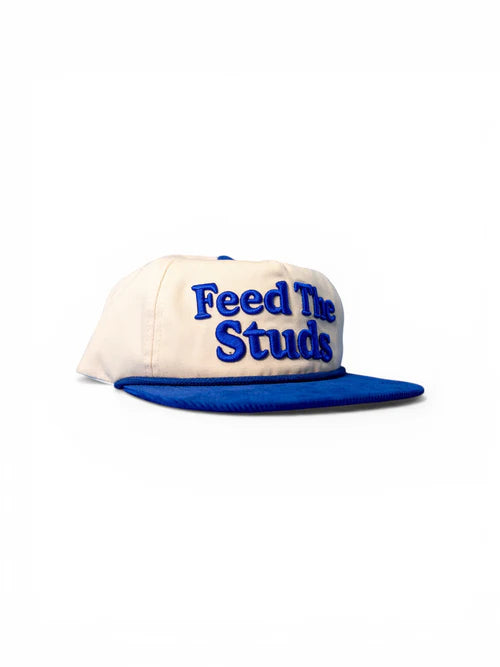 State Line Co. Feed the Studs white/blue hat