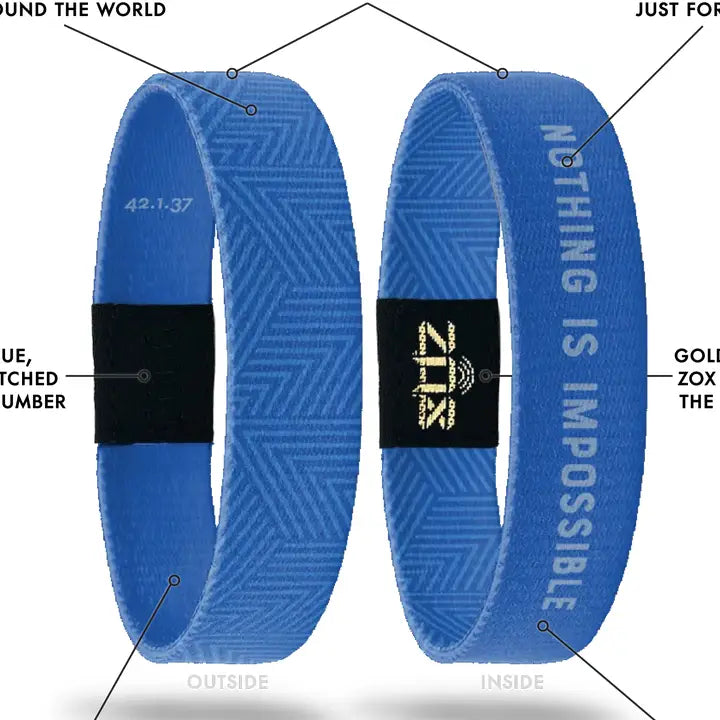 ZOX Nothing Is Impossible Bible Verse Bracelet