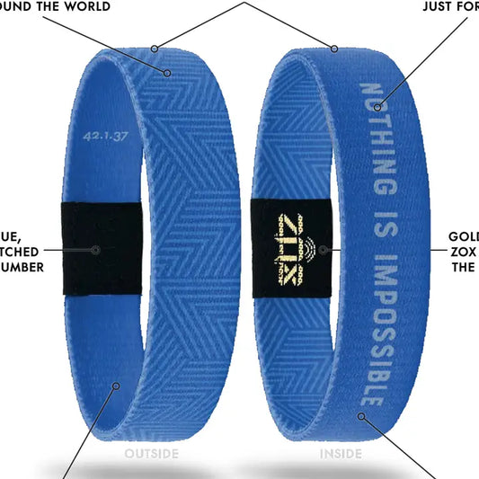ZOX Nothing Is Impossible Bible Verse Bracelet