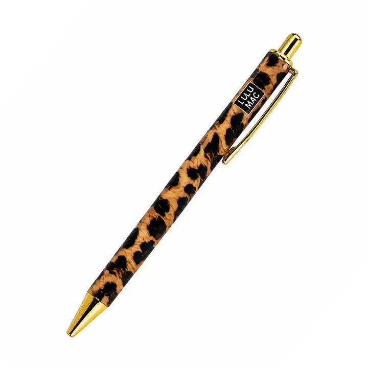 Lulu Mac Leopard Pen
