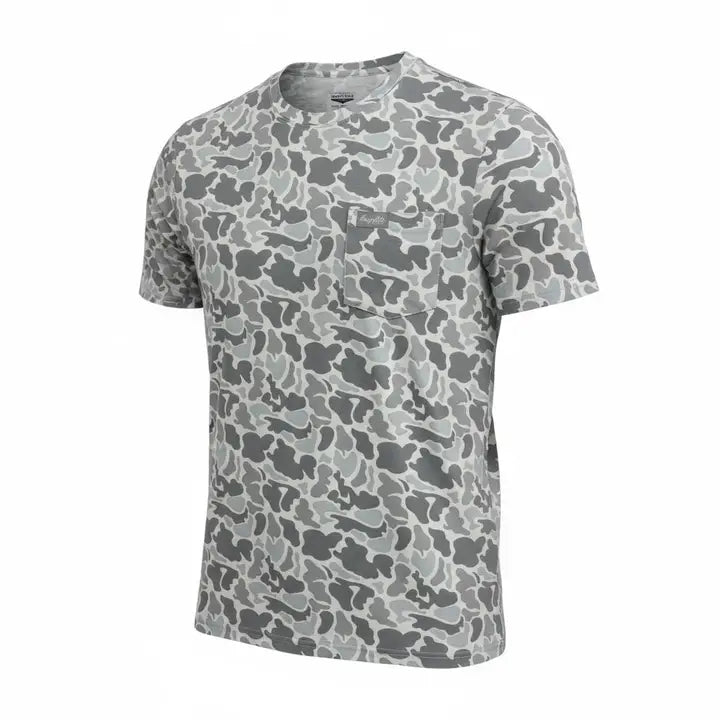 Honey Hole Drift Performance T-Shirt Rockport Camo