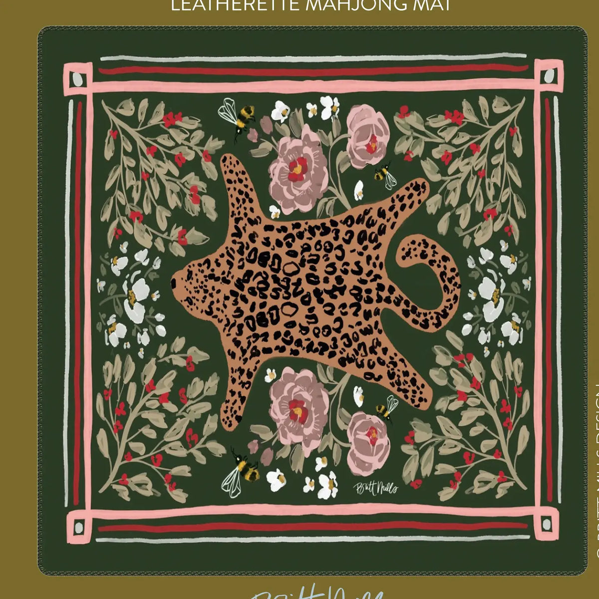 Britt Mills Legacy Leatherette Mahjong Mat