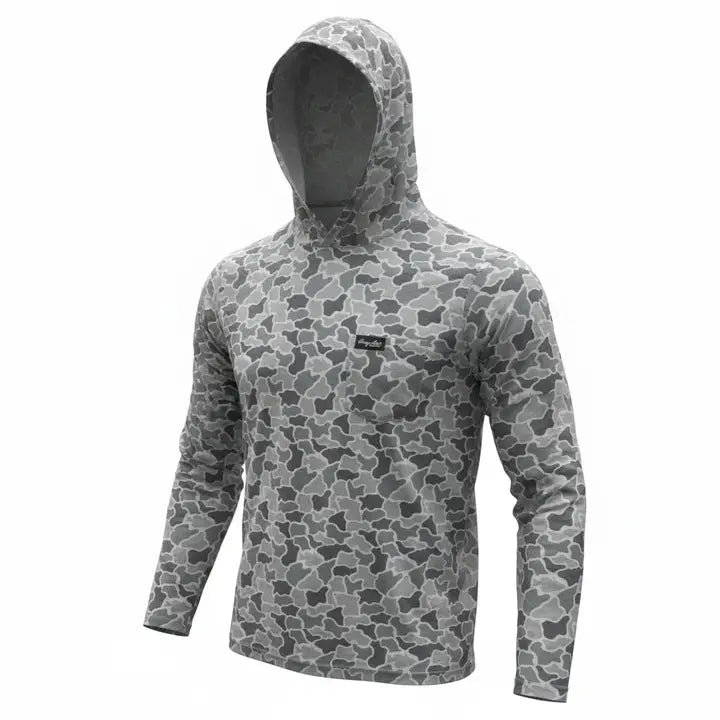 Honey Hole Drift Performance Hoodie- Hideaway Camo