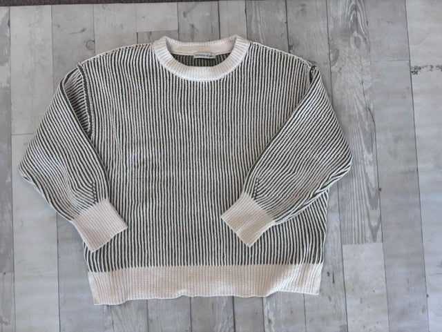 Zenana Light Olive Sweater