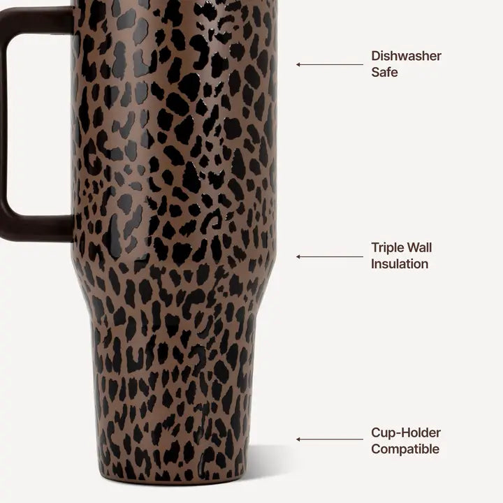 Hydrojug Traveler Brown Leopard 40 oz.