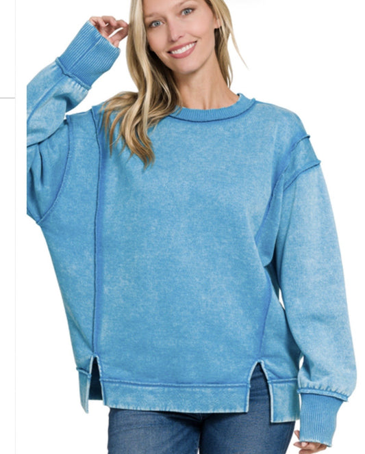 Zenana Deep Sky Sweatshirt