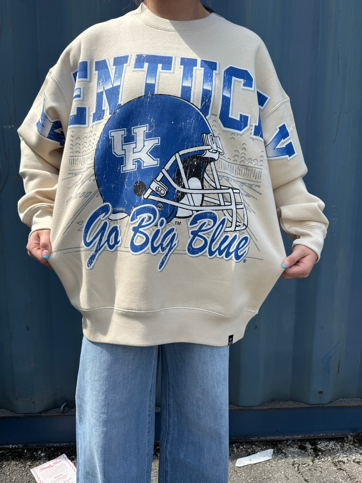 UK Homefield Beige Sweatshirt