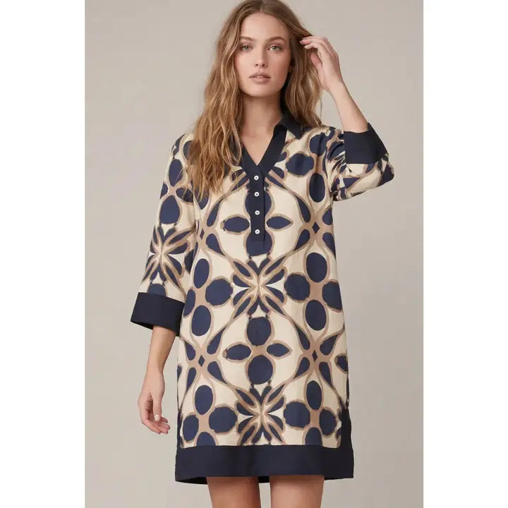 Printed Mini Dress