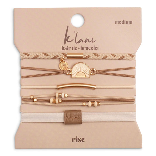 k'lani hair tie-bracelet rise