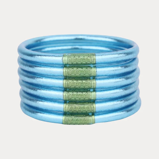 BuDhaGirl Azure Bangles Set of 6