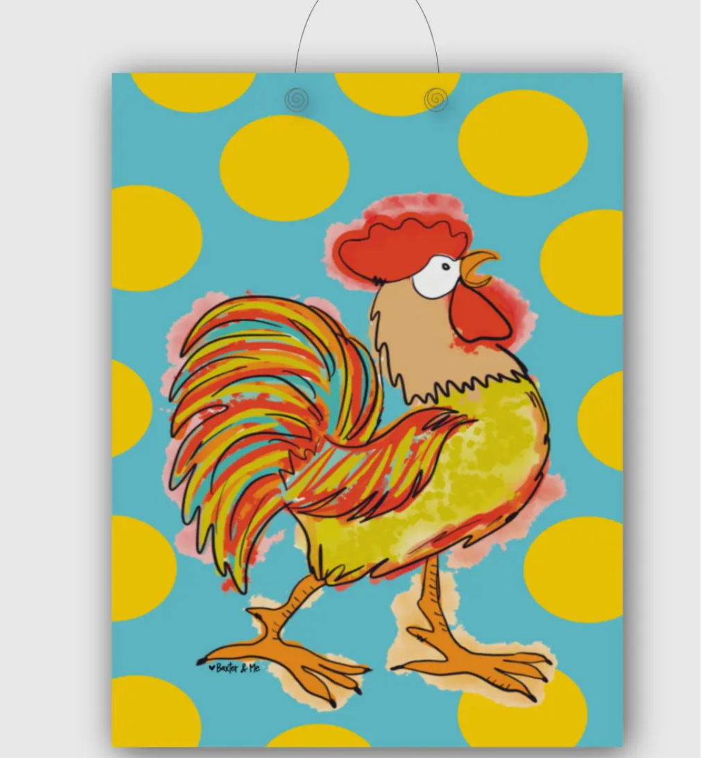 Doorhanger - Rooster Doorhanger