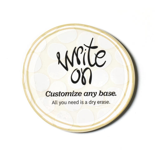 write on circle attachment