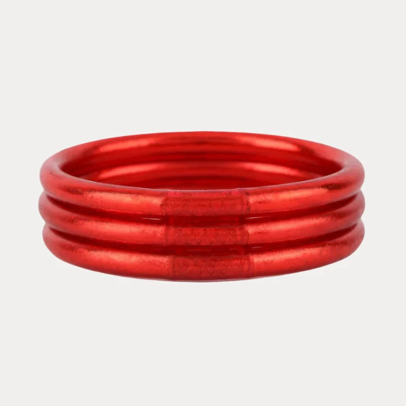 BuDhaGirl Crimson Set of 3 Bangle